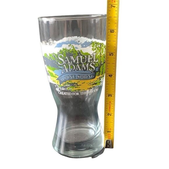 Pre Owned Samuel Sam Adams Alpine Spring Beer Glass Special Seasonal Beverage - Picture 12 of 13